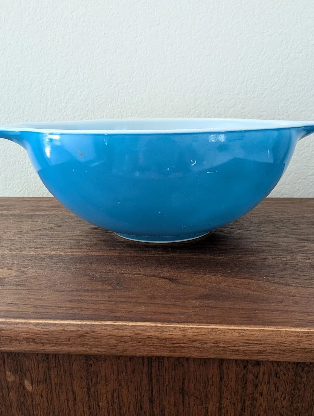 Pyrex Horizon Blue Cinderella Mixing Bowl 444 Qt Large Nesting Bowl